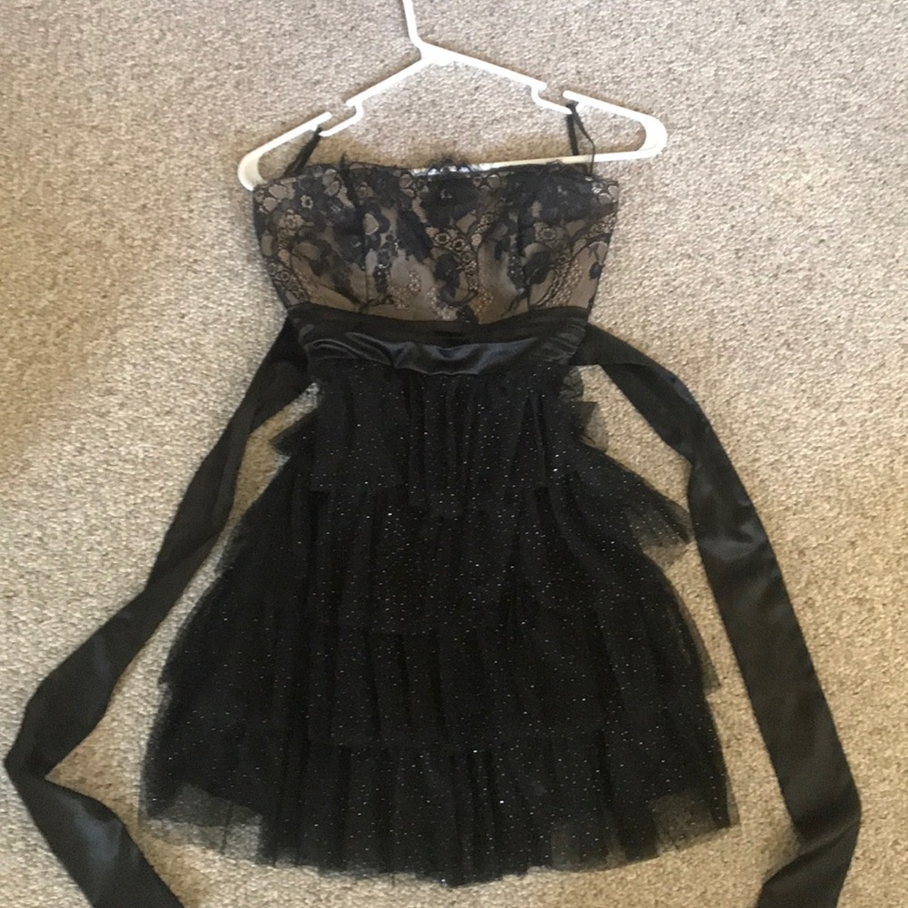 Strapless cocktail dress